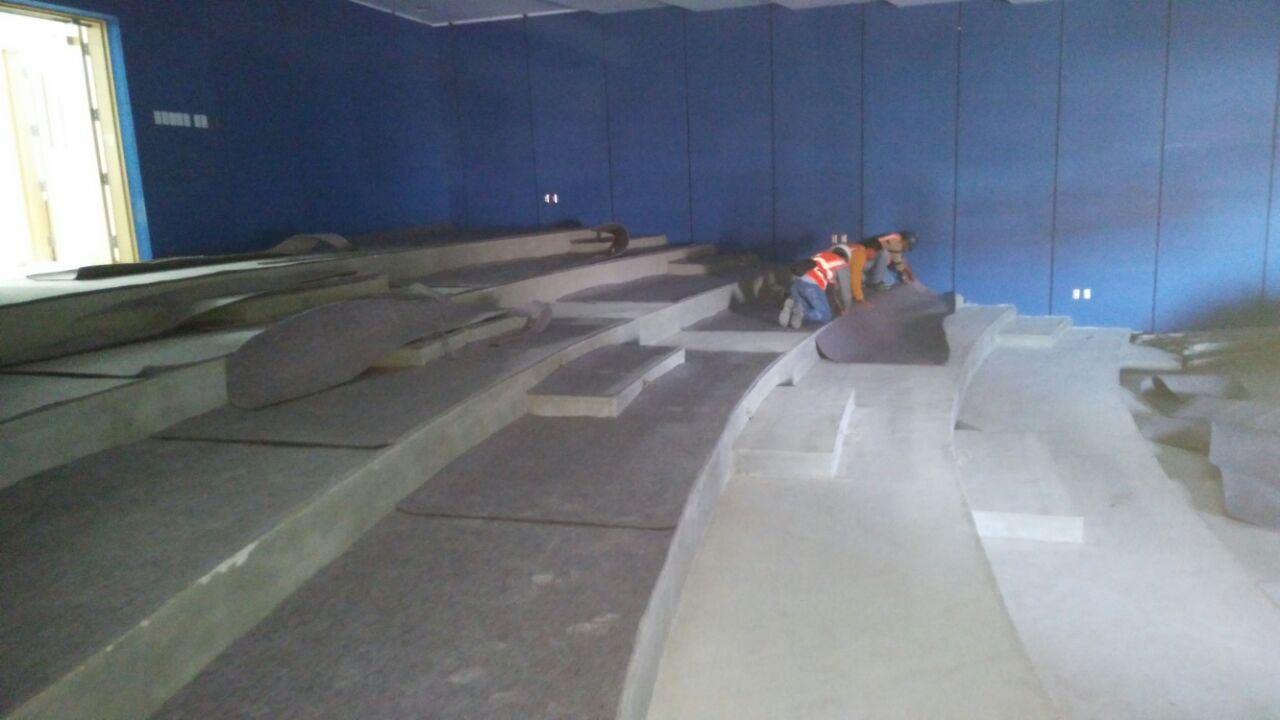 تجهيز مسرح شركة الكهرباء محطة pp12